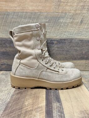Altama Desert Tan Tactical Military Combat Vibram Sole Army Boots Size 7.5R Men